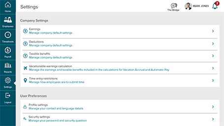 screenshot of ADP Workforce Now On the Go